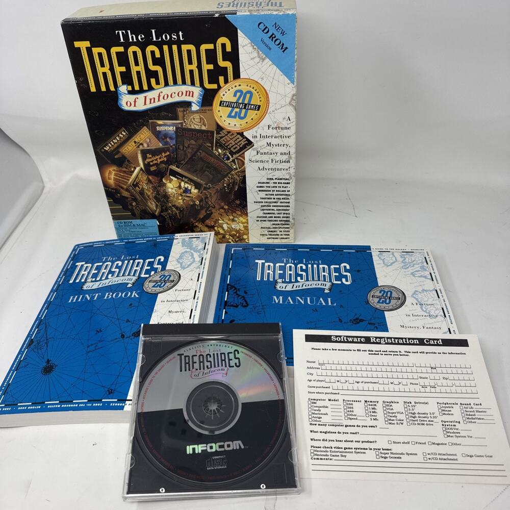 Infocom Computer Game Lost Treasures of Infocom I (PC CD-ROM)